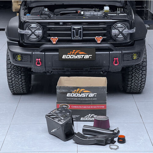 τελευταία εταιρεία περί Unleash the Fierce Power | Tank 300 2.0T Upgraded with EDDY Vortex Carbon Fiber Intake Box, Delivering Instant & Surge Power!