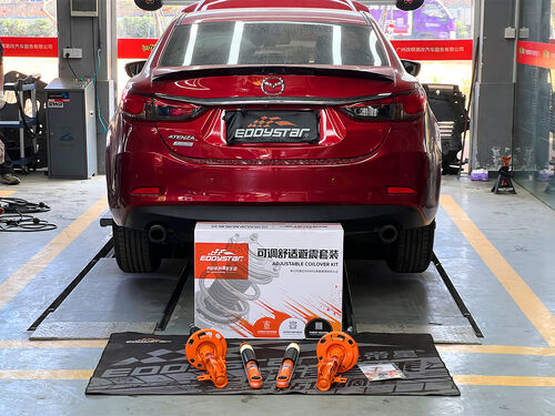 τελευταία εταιρεία περί EDDY Shock Absorber Case Sharing | Mazda Atenza 2.0L: Dual Upgrade of Stance and Stability