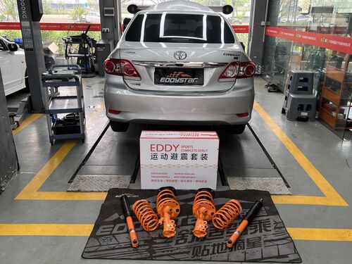 τελευταία εταιρεία περί 2012 Toyota Corolla 1.6L upgraded with EDDY sport suspension kit, refreshed stance and high-speed performance