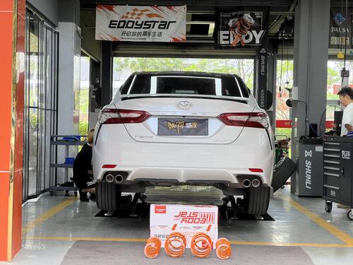 τελευταία εταιρεία περί 2020 Toyota Camry 2.0L upgraded with EDDY sport lowering springs, balancing handling and comfort