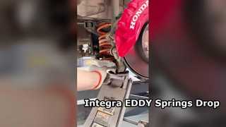 Το Honda Integra αναβαθμίστηκε με ελατήρια EDDY Sport Short