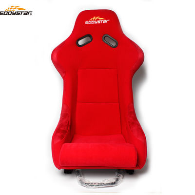 Κόκκινο στυλ αγωνιστικών αυτοκινήτων Wide Racing Seats Professional Fiberglass Car Seat