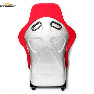 Κόκκινο στυλ αγωνιστικών αυτοκινήτων Wide Racing Seats Professional Fiberglass Car Seat