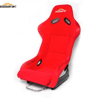 Κόκκινο στυλ αγωνιστικών αυτοκινήτων Wide Racing Seats Professional Fiberglass Car Seat