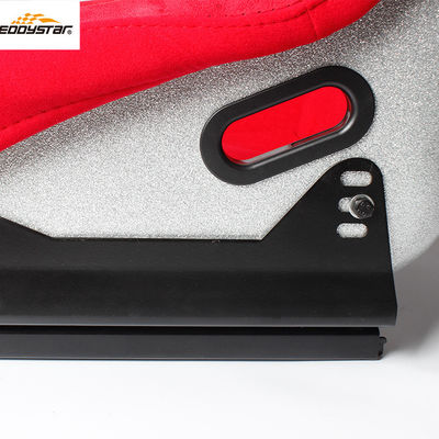Κόκκινο στυλ αγωνιστικών αυτοκινήτων Wide Racing Seats Professional Fiberglass Car Seat
