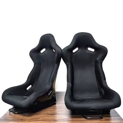 Μεγάλο μέγεθος Bucket Racing Seat Cushion Προσαρμόσιμο λογότυπο Μαύρο Racing Seats