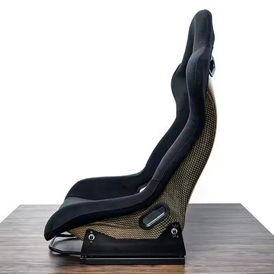 Μεγάλο μέγεθος Bucket Racing Seat Cushion Προσαρμόσιμο λογότυπο Μαύρο Racing Seats