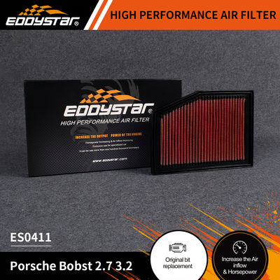 EDDYSTAR Υψηλής ροής φίλτρο αέρα για Porsche Bobst 2.7 3.2 με έως και 60.000 μίλια ζωής φίλτρα και ES0411 OE αριθμός