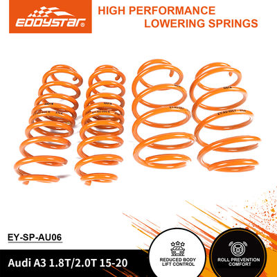 EDDYSTAR High-Stiffness Sport Lowering Springs with Progressive Spring Rate and Precision Fitment for Audi A3 A4